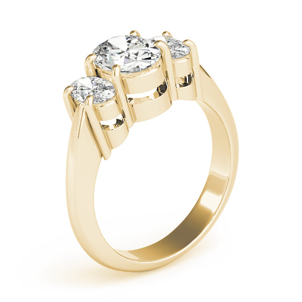 ENGAGEMENT RINGS 3 STONE OVAL - Image 8