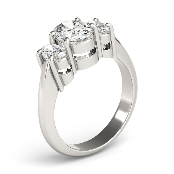 ENGAGEMENT RINGS 3 STONE OVAL - Image 10