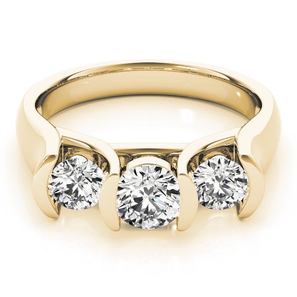 ENGAGEMENT RINGS 3 STONE ROUND - Image 10