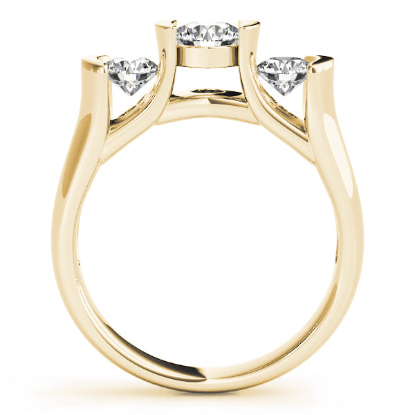 ENGAGEMENT RINGS 3 STONE ROUND - Image 6