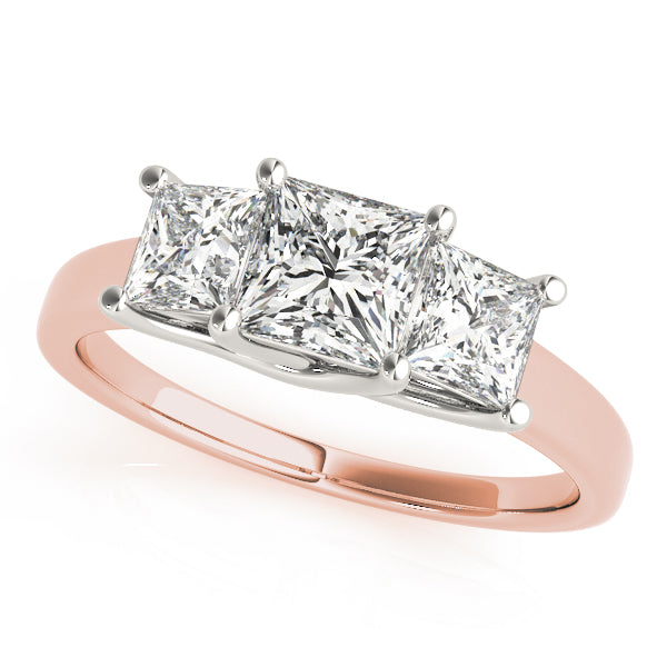ENGAGEMENT RINGS 3 STONE PRINCESS - Image 3