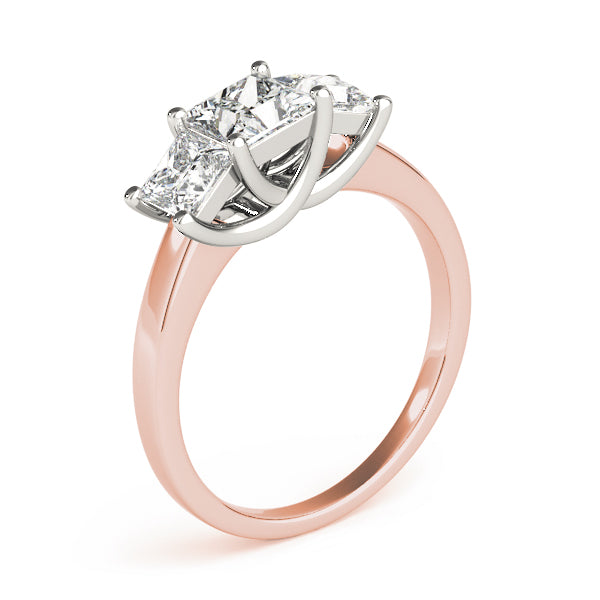ENGAGEMENT RINGS 3 STONE PRINCESS - Image 4