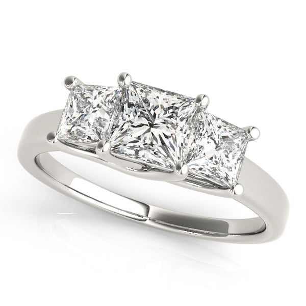 ENGAGEMENT RINGS 3 STONE PRINCESS - Image 2
