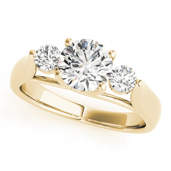 ENGAGEMENT RINGS 3 STONE ROUND - Image 10