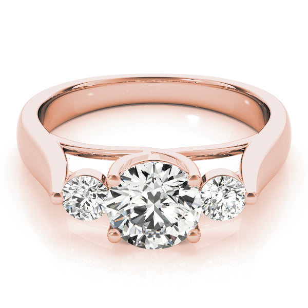 ENGAGEMENT RINGS 3 STONE ROUND - Image 7