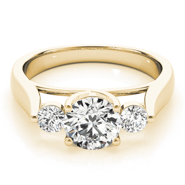 ENGAGEMENT RINGS 3 STONE ROUND - Image 6