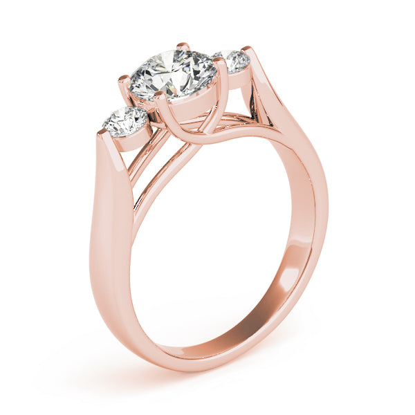 ENGAGEMENT RINGS 3 STONE ROUND - Image 9