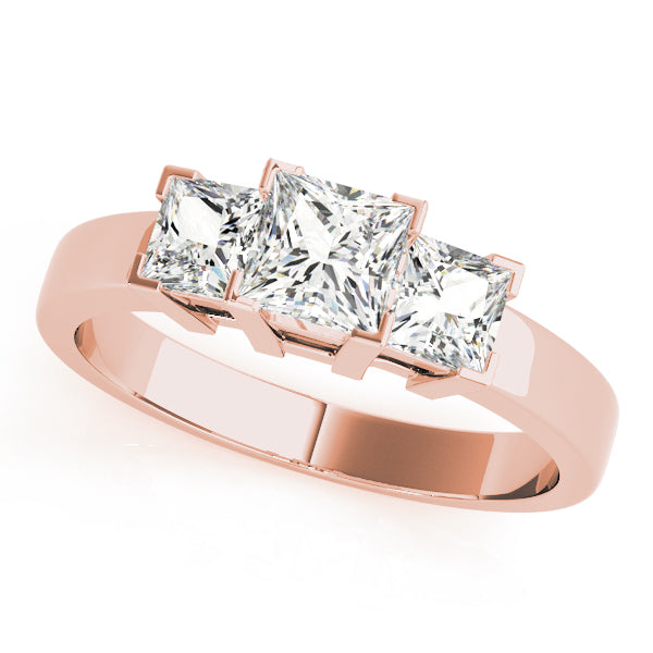 ENGAGEMENT RINGS 3 STONE PRINCESS - Image 8