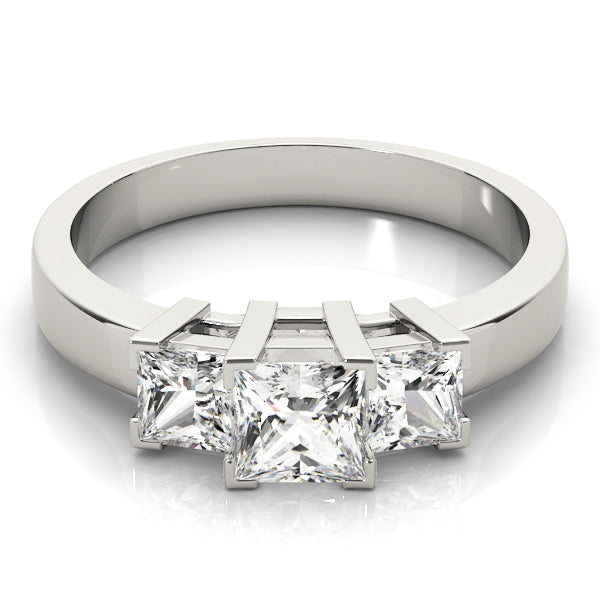 ENGAGEMENT RINGS 3 STONE PRINCESS - Image 7