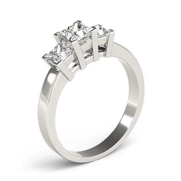ENGAGEMENT RINGS 3 STONE PRINCESS - Image 9