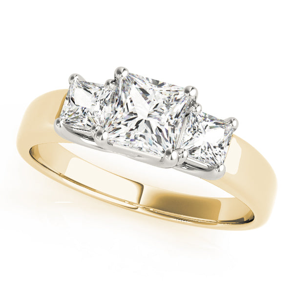 ENGAGEMENT RINGS 3 STONE PRINCESS - Image 8