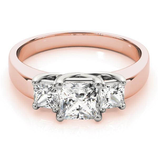 ENGAGEMENT RINGS 3 STONE PRINCESS - Image 7
