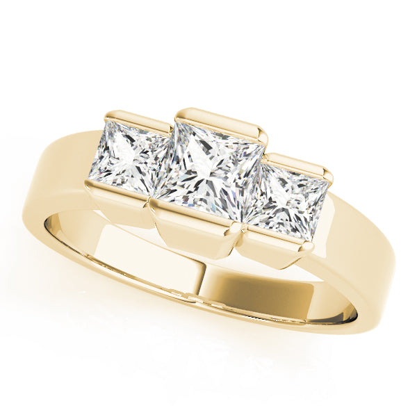 ENGAGEMENT RINGS 3 STONE PRINCESS - Image 8