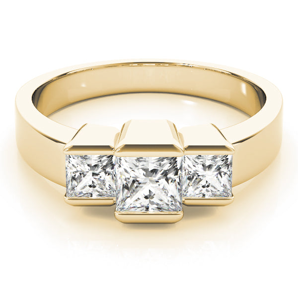 ENGAGEMENT RINGS 3 STONE PRINCESS - Image 3