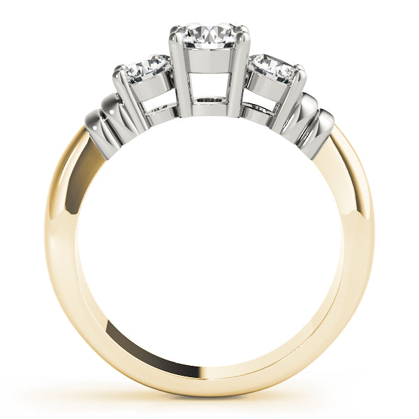 ENGAGEMENT RINGS 3 STONE ROUND - Image 4