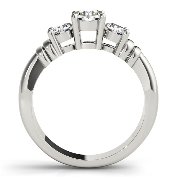 ENGAGEMENT RINGS 3 STONE ROUND - Image 10