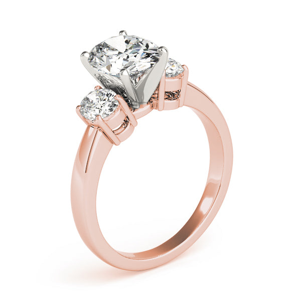 ENGAGEMENT RINGS 3 STONE OVAL - Image 4