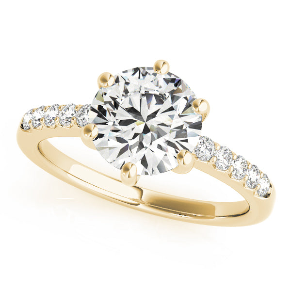 ENGAGEMENT RINGS SINGLE ROW PRONG SET - Image 3