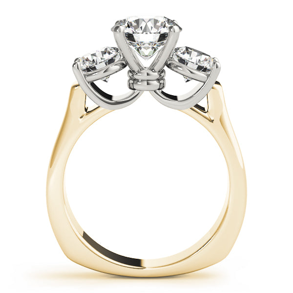 ENGAGEMENT RINGS 3 STONE ROUND - Image 5