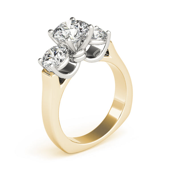ENGAGEMENT RINGS 3 STONE ROUND - Image 6