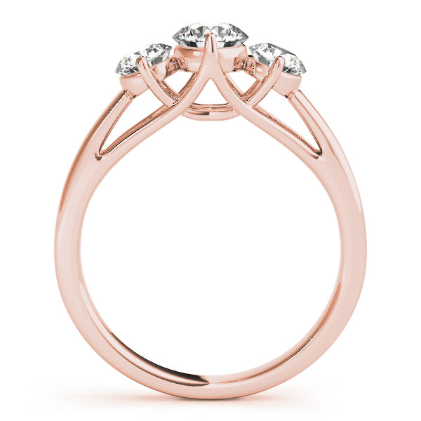 ENGAGEMENT RINGS 3 STONE ROUND - Image 3