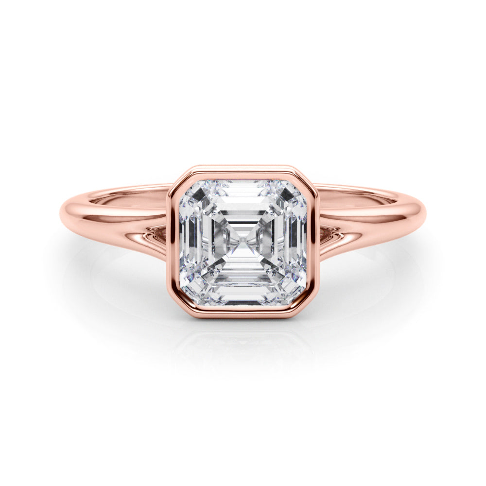SOLITAIRE ASSCHER BEZEL SET - Image 4