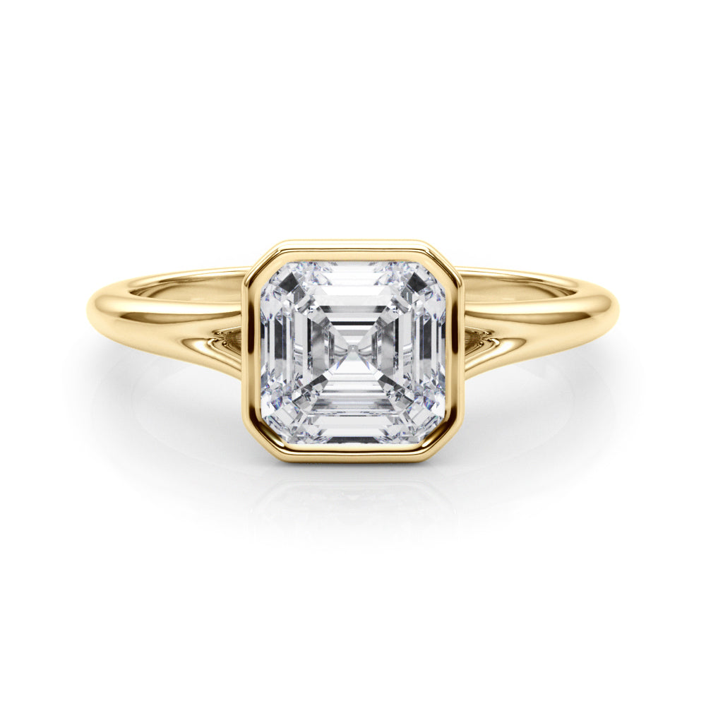 SOLITAIRE ASSCHER BEZEL SET - Image 3