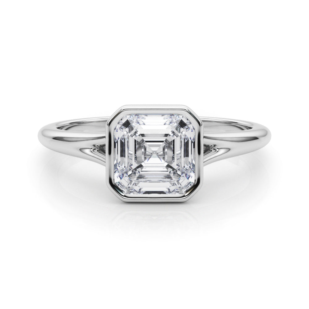 SOLITAIRE ASSCHER BEZEL SET - Image 7