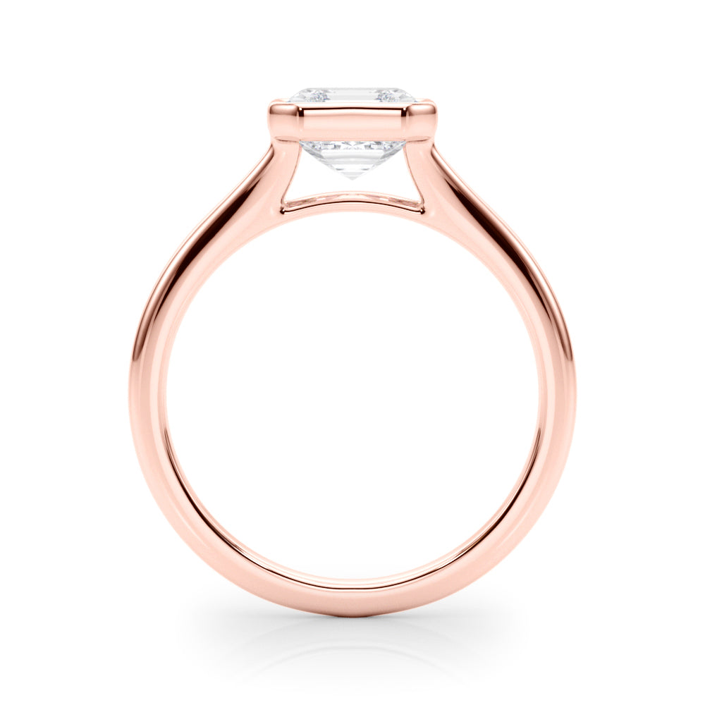 SOLITAIRE ASSCHER BEZEL SET - Image 5