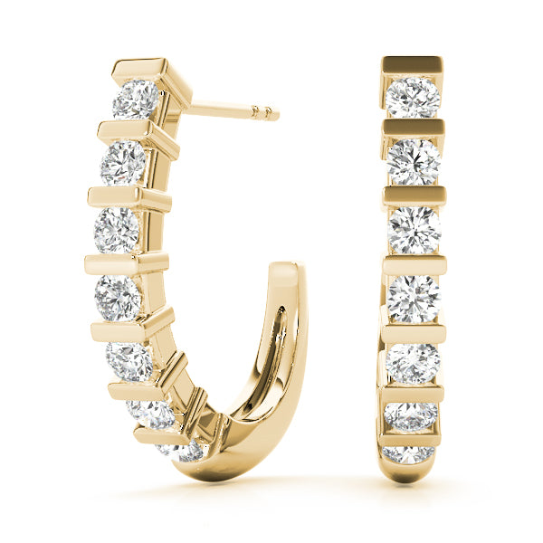 EARRINGS HOOP EARRINGS J-HOOPS - Image 4