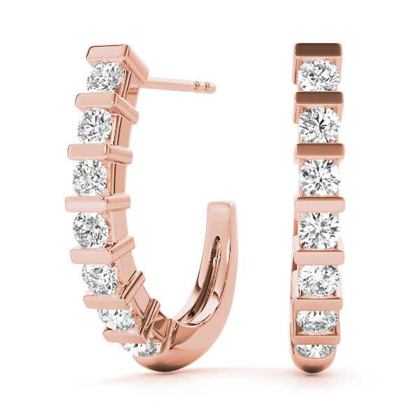 EARRINGS HOOP EARRINGS J-HOOPS - Image 5