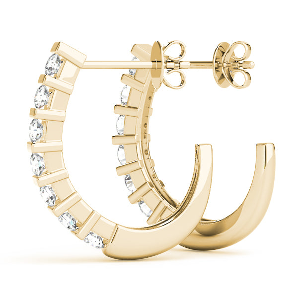 EARRINGS HOOP EARRINGS J-HOOPS - Image 9