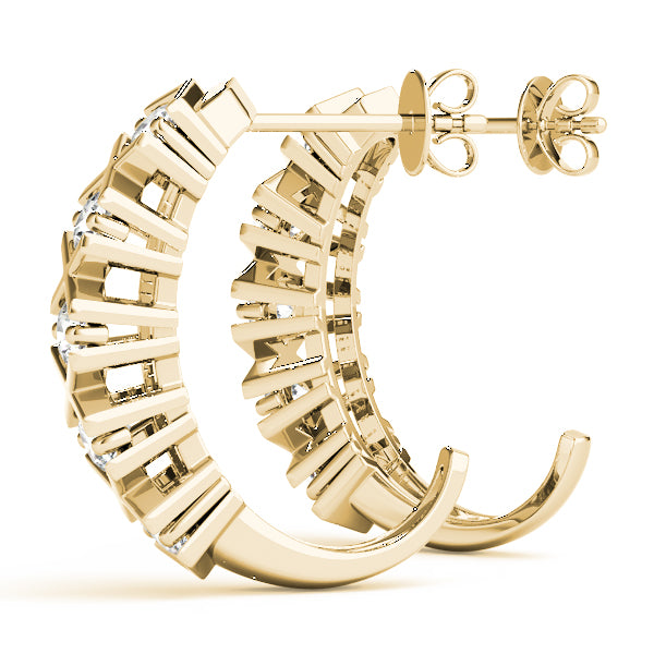 EARRINGS HOOP EARRINGS J-HOOPS - Image 8