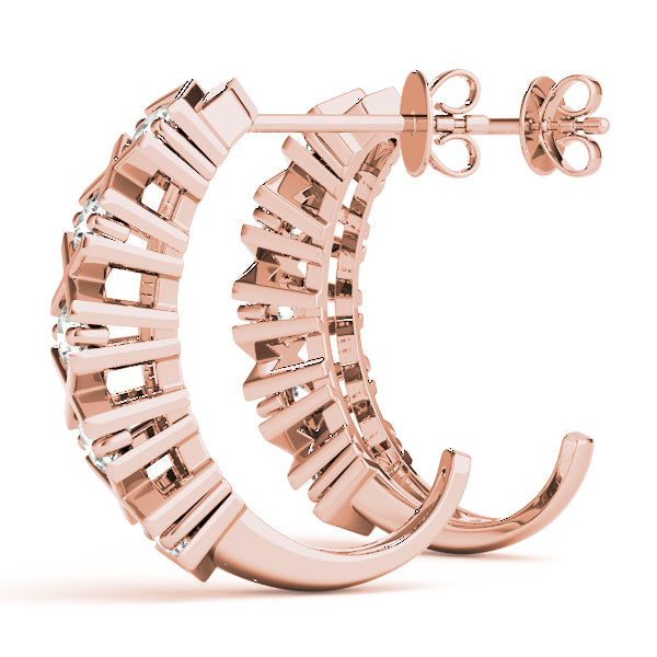 EARRINGS HOOP EARRINGS J-HOOPS - Image 9