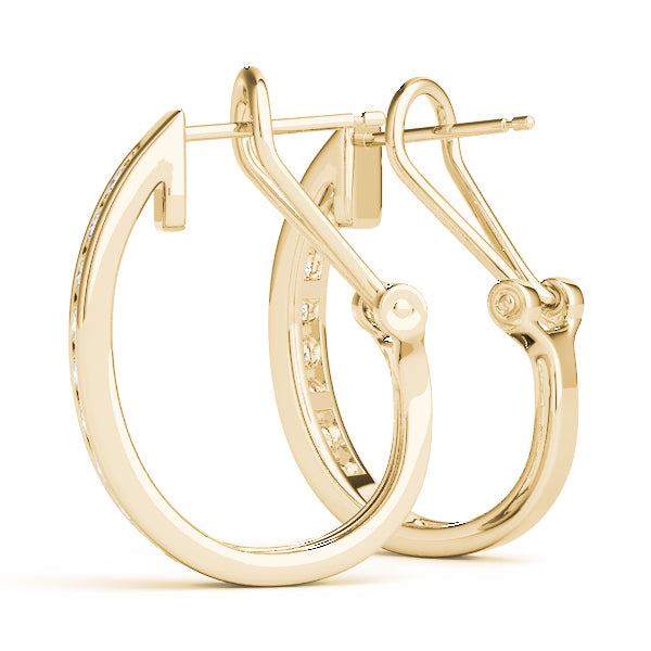 EARRINGS HOOP EARRINGS J-HOOPS - Image 8