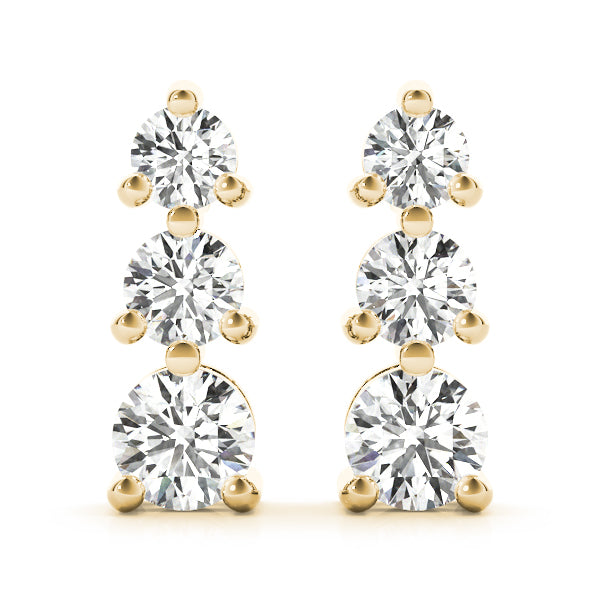 EARRINGS 3 STONE - Image 3