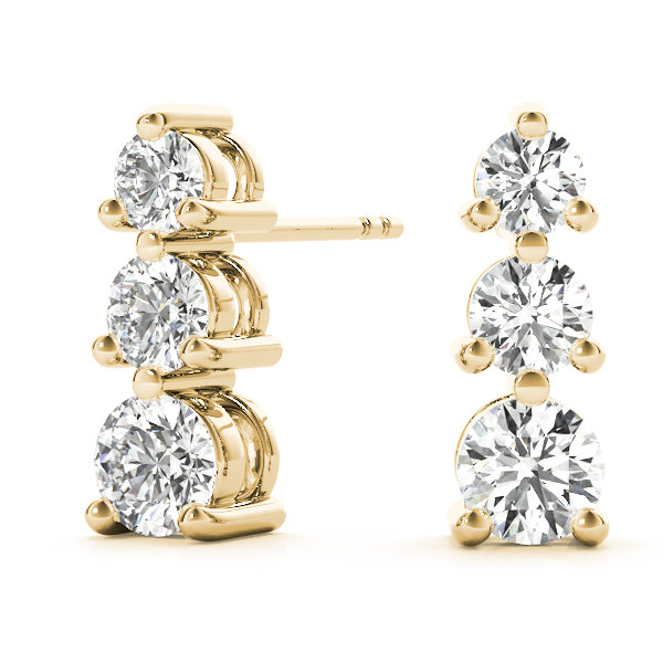 EARRINGS 3 STONE - Image 8