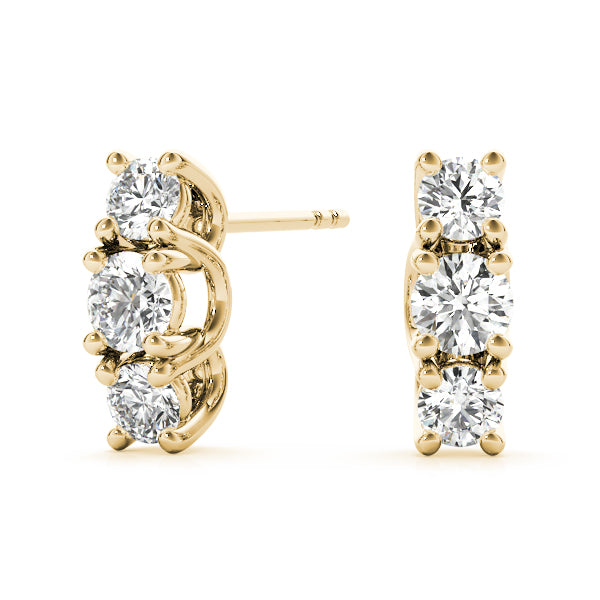 EARRINGS 3 STONE - Image 3