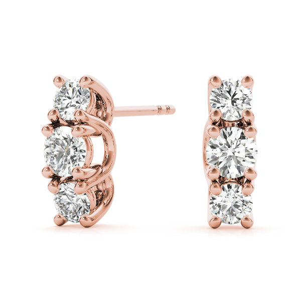 EARRINGS 3 STONE - Image 4