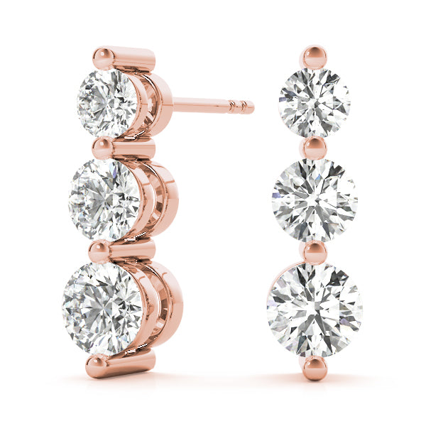 EARRINGS 3 STONE - Image 4