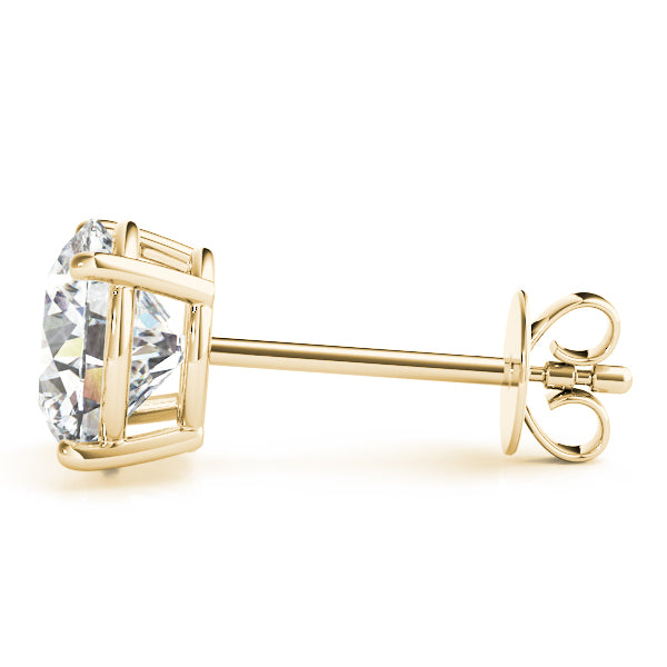 (1.5 CTTW) .75 CT 4 PRONG WIRE EARRINGS - Image 8