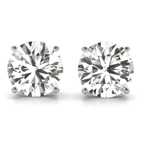 (2 CTTW) 1 CT 4 PRONG WIRE EARRINGS - Image 2