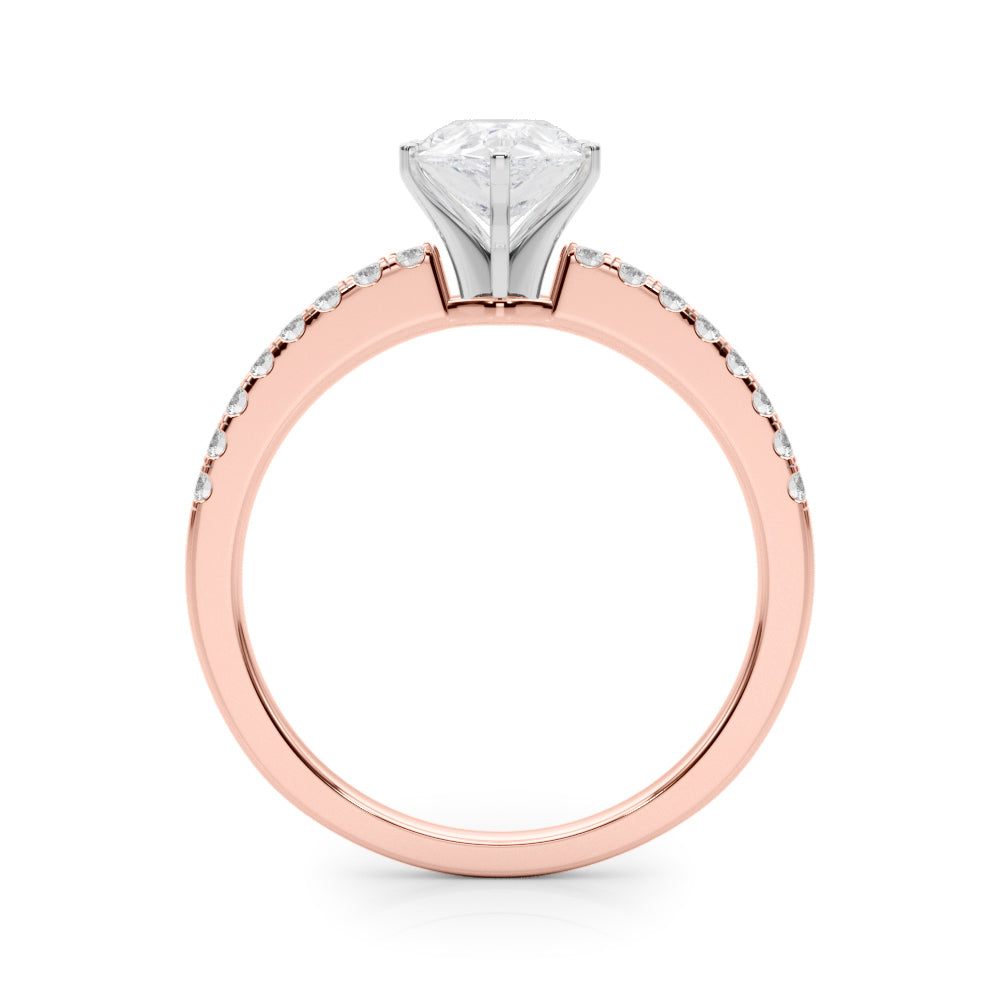 ENGAGEMENT RINGS SINGLE ROW PRONG SET - Image 5