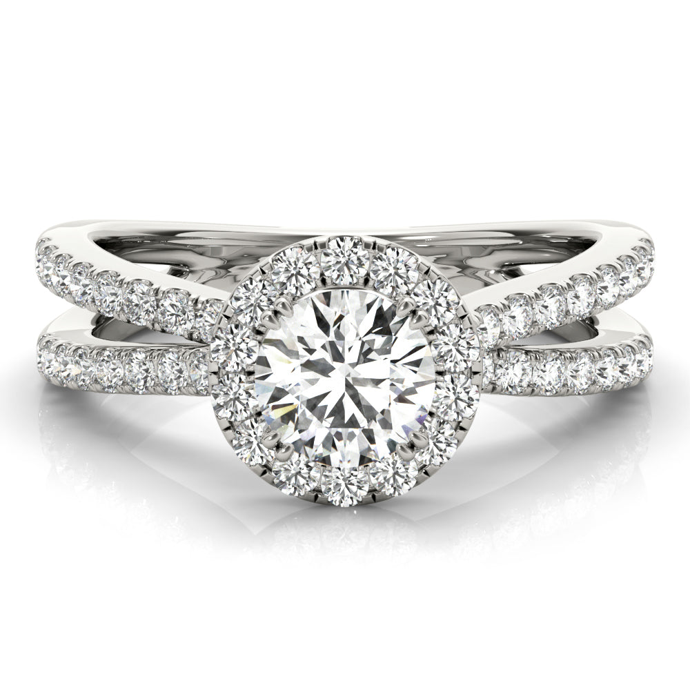 ENGAGEMENT RINGS HALO ROUND - Image 5