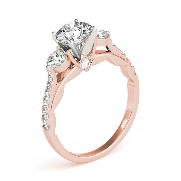 ENGAGEMENT RINGS 3 STONE ROUND - Image 7
