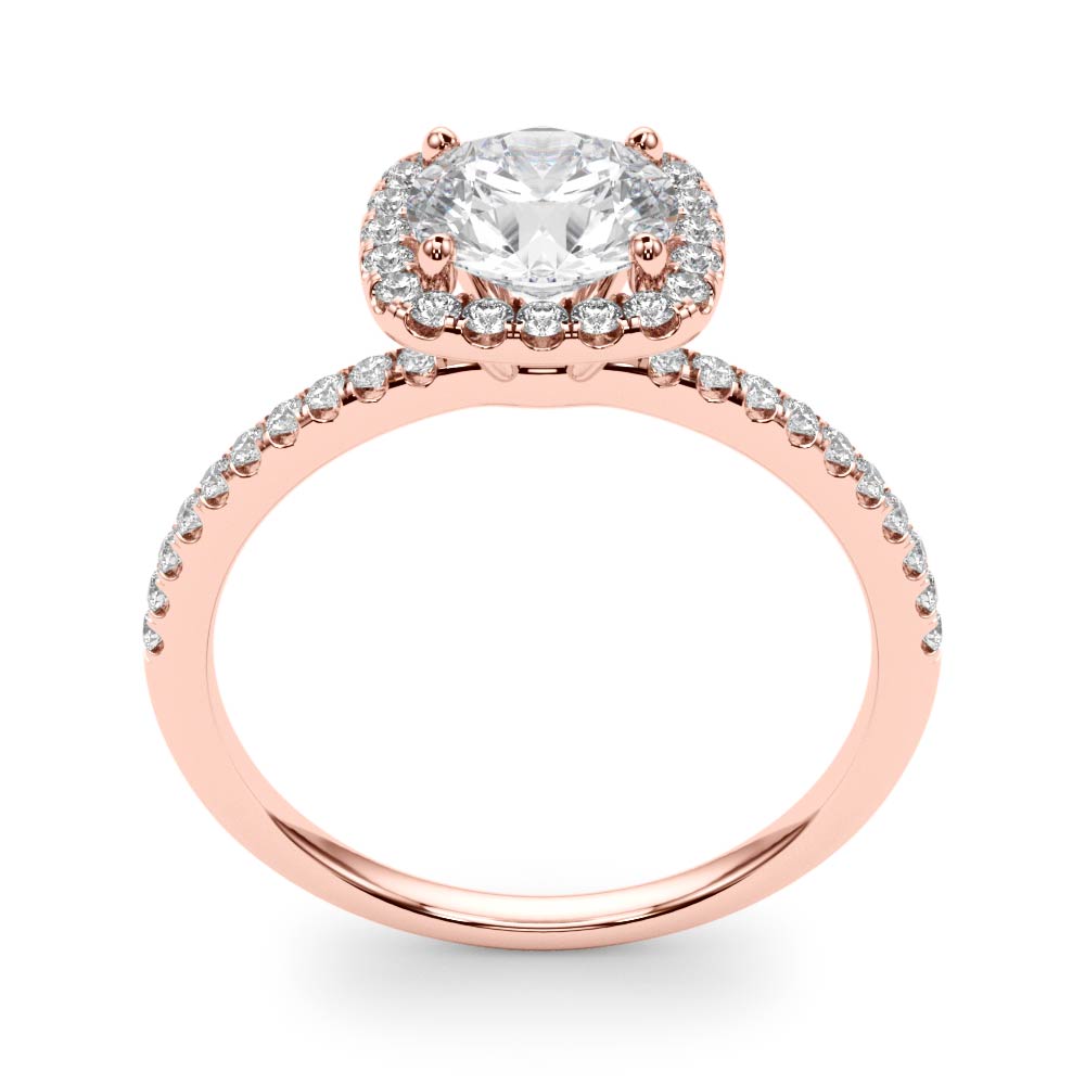 ENGAGEMENT RINGS HALO ROUND - Image 6
