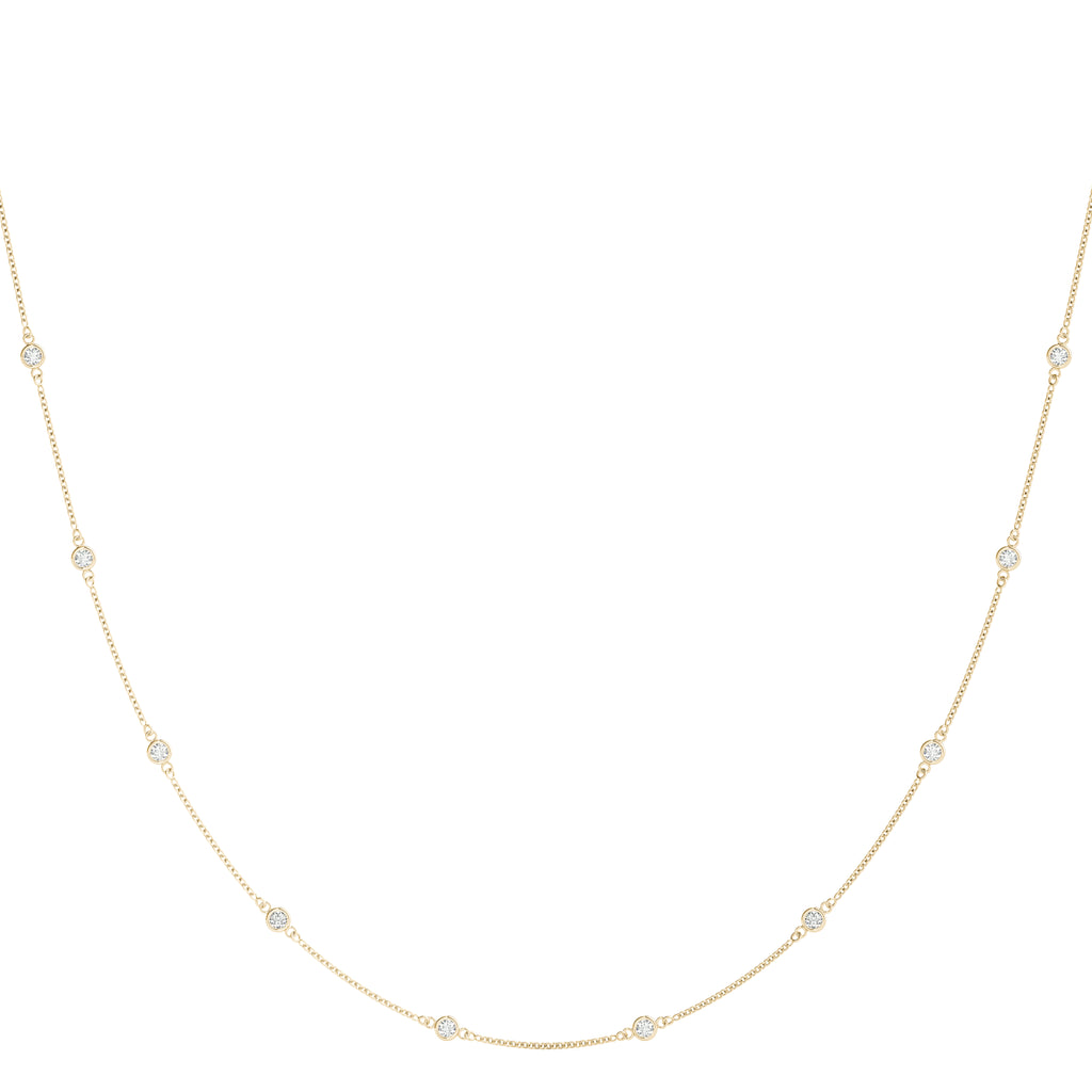 .030 (1.1mm) DIA STATION NECKLACE - Image 3