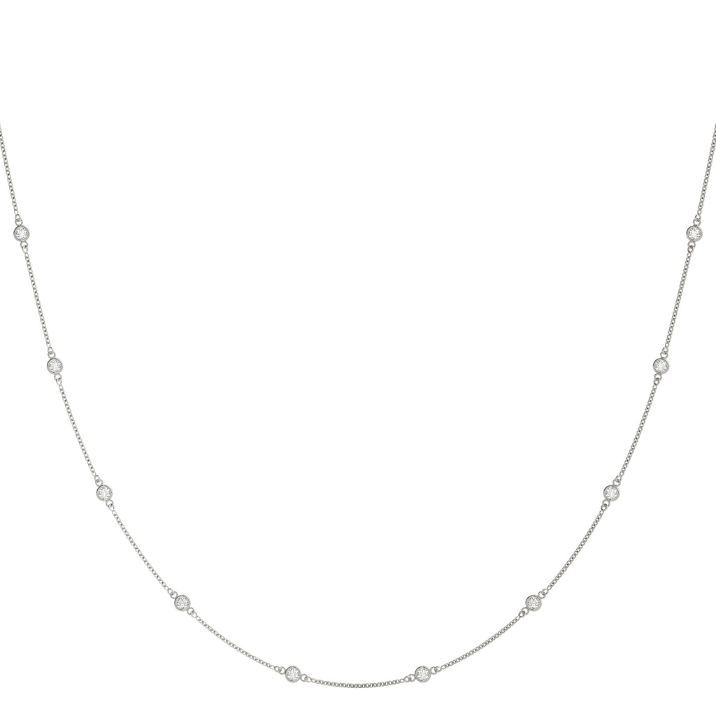 .030 (1.1mm) DIA STATION NECKLACE - Image 2