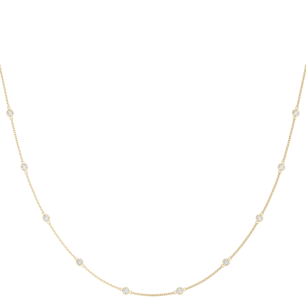 .040 (1.4mm) DIA STATION NECKLACE - Image 6