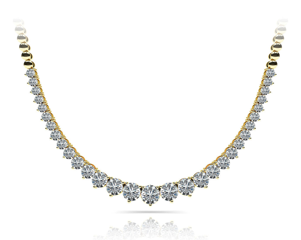3 Prong Graduated necklace - Image 3
